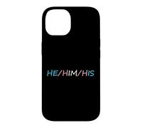 HE Him His Pronouns Trans Transgender Pround Trans Men Pride Coque pour iPhone 14