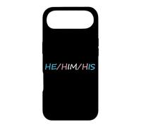 HE Him His Pronouns Trans Transgender Pround Trans Men Pride Coque pour iPhone Air