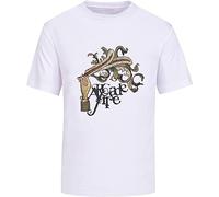 HE&HONP Arcade Fire Funeral T-Shirts Unisex Male Cotton Short Sleeve Men Tops White Manches Courtes(3X-Large)