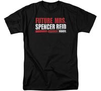 HE&HONP Criminal Minds Spencer Reid Future Bride Licensed Adult White Mens t Shirt Manches Courtes(3X-Large)