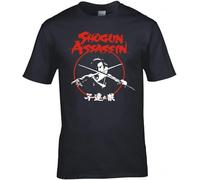 HE&HONP Inspired by Shogun Assassin Crossed Swords T-Shirt Manches Courtes(3X-Large)