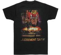 HE&HONP Judgement Day T Shirt Sheer-Black Manches Courtes(Large)