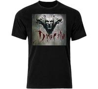 HE&HONP KUDOU Bram Stokers Dracula - Graphic Cotton T Shirt Black Black Manches Courtes(Medium)