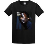 HE&HONP Men's Miles Davis in A Silent Way Men's T-Shirt Manches Courtes(Small)