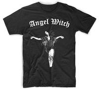 HE&HONP mixia Angel Witch Album Mens Outdoor Graphic T Shirt Manches Courtes(XX-Large)