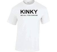 HE&HONP Mpoei Kinky Personalised t Shirt UK Be All You Can Be Slogan InspirHip Hop Rap Urban Manches Courtes(Medium)