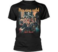 HE&HONP Running Wild Port Royal Men's Graphic T Shirt Manches Courtes(3X-Large)