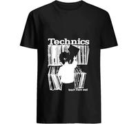 HE&HONP Technics 1 T Shirt for Men Women Unisex Manches Courtes(Medium)