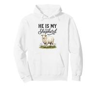 He is My Shepherd Christian Faith Sheep Lamb Psaume Sweat à Capuche