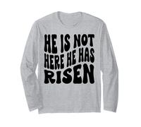 He is Not Here he Has Risen. Christian Men, Women & Kids Manche Longue