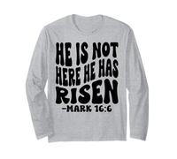 He is Not Here he Has Risen. Christian Men, Women & Kids Manche Longue