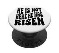 He is Not Here he Has Risen. Christian Men, Women & Kids PopSockets PopGrip Adhésif
