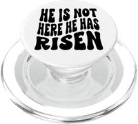 He is Not Here he Has Risen. Christian Men, Women & Kids PopSockets PopGrip pour MagSafe