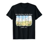 He is Not Here He Has Risen Matthew 28-6 - Chrétien de Pâques T-Shirt