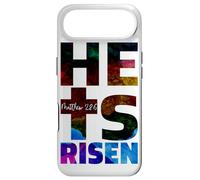 He is Risen Décoration de Pâques Jour de la Résurrection Chrétien Coque pour iPhone Air