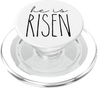 He is Risen Panier Religieux de Pâques Jésus Pâques chrétien PopSockets PopGrip pour MagSafe
