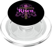 He is Risen Verse Bible Luke Scripture God Ressurection Pray PopSockets PopGrip pour MagSafe