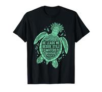 He Leads Me Beside Still Waters Psaume 23 Christian Faith T-Shirt
