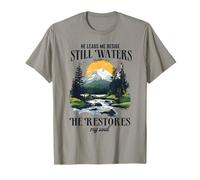He Leads Me Beside Still Waters Psaume 23 T-Shirt