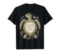 He Leads Me Beside Still Waters Psaume 71 T-Shirt