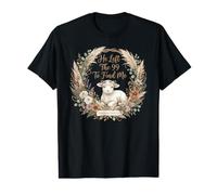 He Left The 99 to Find Me Christian Lamb Verse de la Bible M T-Shirt Graphique avec Valeur