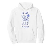 He Left The 99 to Find Me Christian Scripture Sweat à Capuche