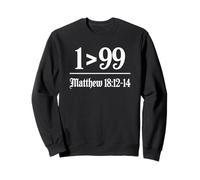 He Left The 99 to Find Me Matthew 18:12-14 Bible Verse Sweatshirt