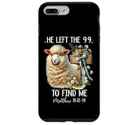 He Left the 99 to Find Me Matthew 18:12 He Left the 99 Sheep Coque pour iPhone 7 Plus/8 Plus
