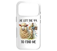 He Left The 99 to Find Me Women He Has Risen Matthew 18:12 Coque pour iPhone 17 Pro