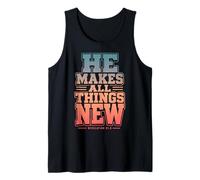 He Makes All Things New Revelation 21 5 Verse biblique Débardeur