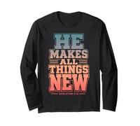 He Makes All Things New Revelation 21 5 Verse biblique Manche Longue