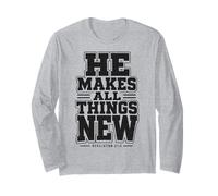 He Makes All Things New Revelation 21 5 Verse biblique Manche Longue