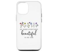 He Makes Everything Beautiful in His Time Here I Am Send Me Coque pour iPhone 12/12 Pro