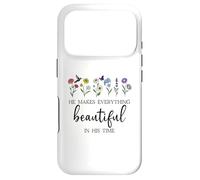 He Makes Everything Beautiful in His Time Here I Am Send Me Coque pour iPhone 17 Pro