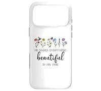 He Makes Everything Beautiful in His Time Here I Am Send Me Coque pour iPhone 17 Pro Max