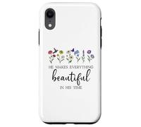 He Makes Everything Beautiful in His Time Here I Am Send Me Coque pour iPhone XR