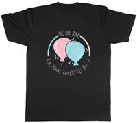 He Or She What Will It Be Gender Reveal Mens Unisex T-Shirt Tee Gift