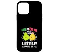 He Or She What Will Our Little Cutie Be Gender Reveal Poires Coque pour iPhone 12 Mini