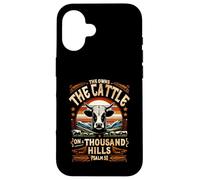 He Own The Cattle on A Thousand Hills Bible Gateway Psaume 50 Coque pour iPhone 16