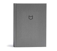 He Reads Truth Bible: Christian Standard Bible, Charcoal, Cloth over Board