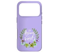 He Restores My Soul Bible Verse Psalm 23 3 Floral Wreath Coque pour iPhone 17 Pro