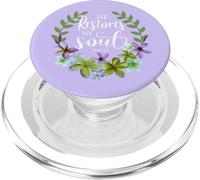 He Restores My Soul Bible Verse Psalm 23 3 Floral Wreath PopSockets PopGrip pour MagSafe
