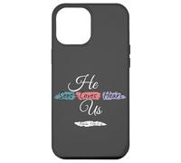 He Sees Loves Hears Us Psalm 116:1-2 Color Splashes Coque pour iPhone 12 Pro Max