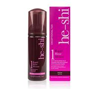 He-Shi Rapid Mousse autobronzante instantanée 1 heure - Formule à séchage rapide sans rayures - Bronzage végétalien naturel à l'huile d'avocat - Bronzage artificiel pour le corps et le visage (150 ml)