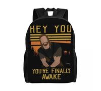 Hé toi, tu es enfin réveillé Skyrim Meme Sacs à dos Garçons Filles École Collège Sacs de voyage Femmes Hommes Sac à dos Convient pour ordinateur portable 15 pouces Noir