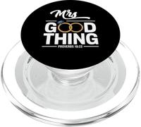He Who Finds A Wife Christian Bible Verse Religious Sayings PopSockets PopGrip pour MagSafe