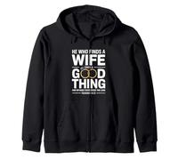 He Who Finds A Wife Christian Bible Verse Religious Sayings Sweat à Capuche