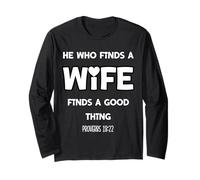 « He Who Finds A Wife Finds A Good Thing Biblie Proverbs Faith » Manche Longue