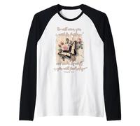 He Will Cover You with His Feathers Psalm 91:4 Papillon Manche Raglan