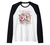 He Will Cover You with His Feathers Verset biblique Colibri Manche Raglan